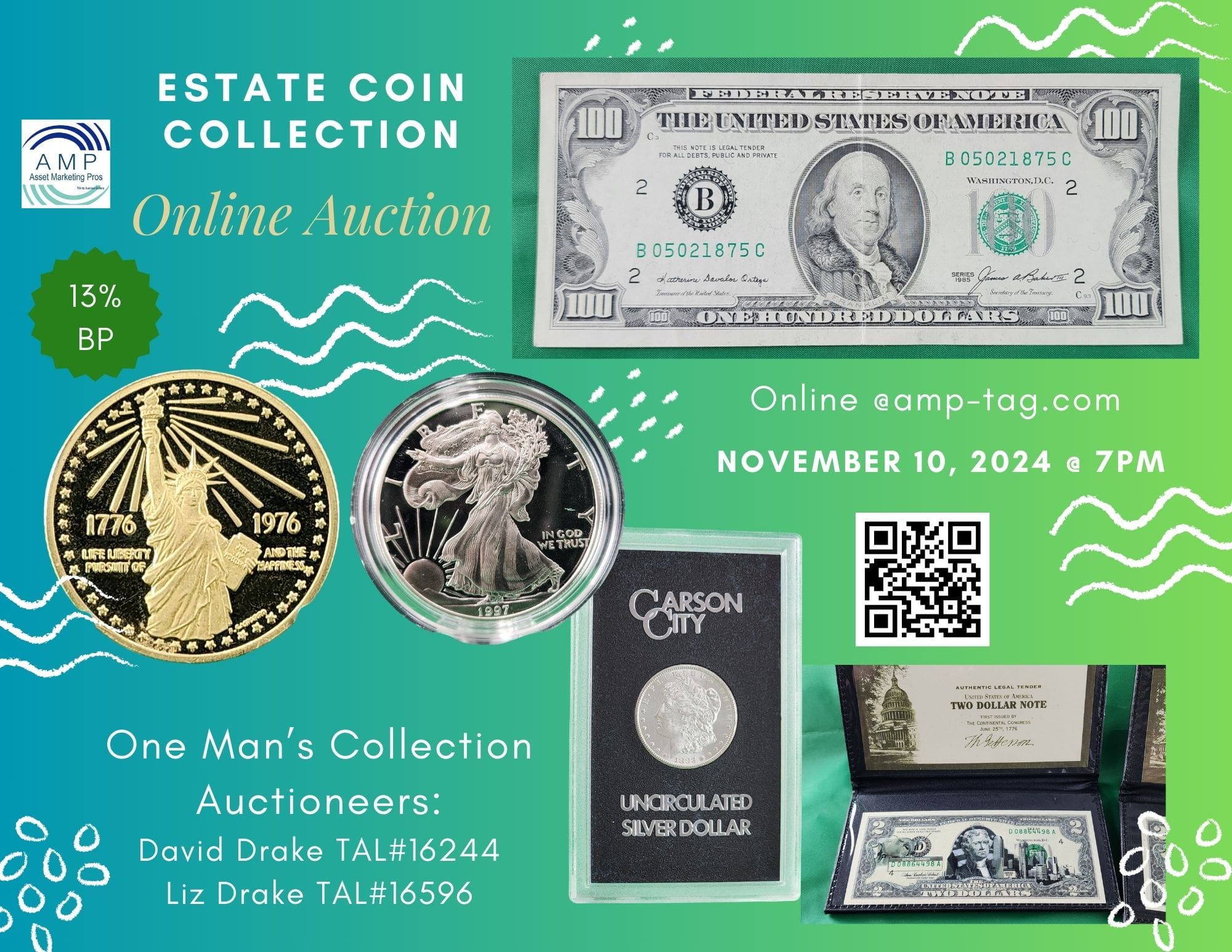 Estate silver and gold auction 11.10.24