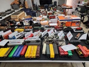 Train Collection Auction for Local Estate